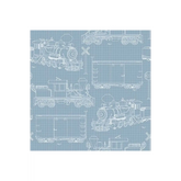 Steam in the Spring Blueprints - 18717-Blue